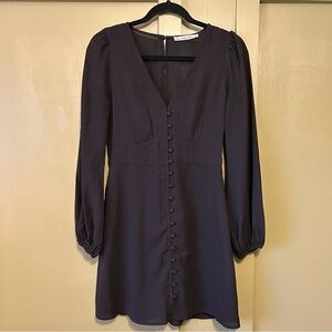 Abercrombie & Fitch Black Long Sleeve Dress